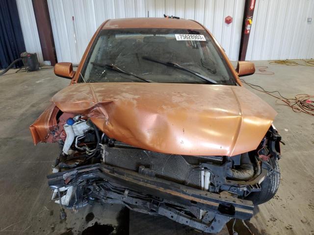 KNADE123386409440 - 2008 KIA RIO BASE ORANGE photo 5