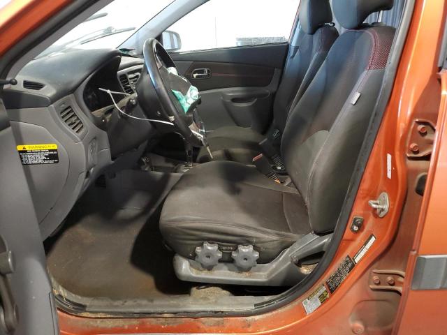 KNADE123386409440 - 2008 KIA RIO BASE ORANGE photo 7