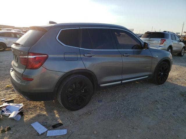 5UXWZ7C50G0M83773 - 2016 BMW X3 SDRIVE28I GRAY photo 3