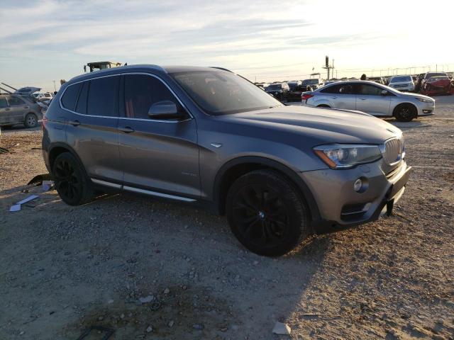 5UXWZ7C50G0M83773 - 2016 BMW X3 SDRIVE28I GRAY photo 4