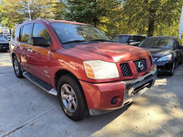 5N1AA08A95N710714 - 2005 NISSAN ARMADA SE RED photo 1