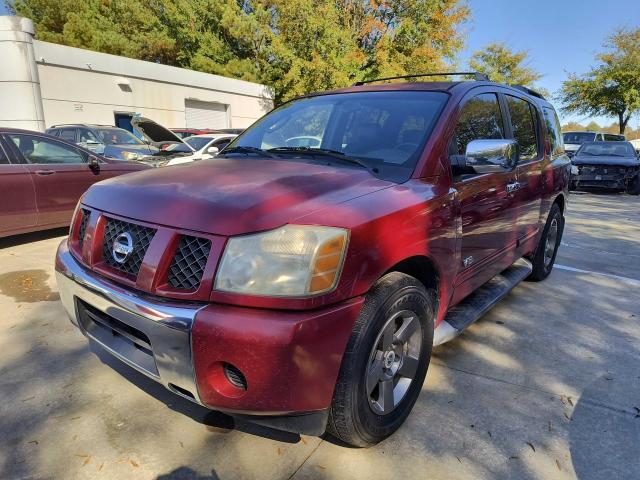 5N1AA08A95N710714 - 2005 NISSAN ARMADA SE RED photo 2