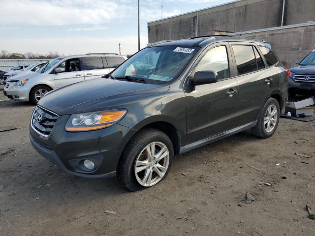 5NMSH4AG0AH347754 - 2010 HYUNDAI SANTA FE SE BLACK photo 1