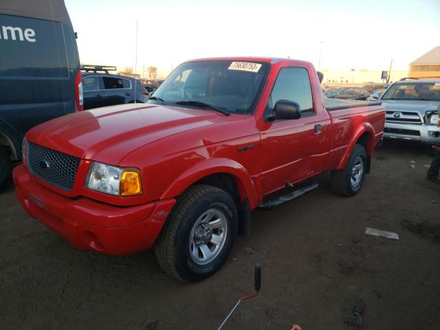 1FTYR10U23PB47806 - 2003 FORD RANGER RED photo 1