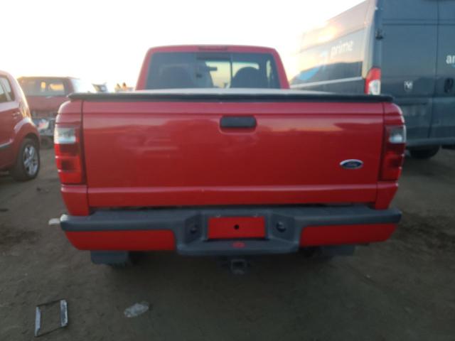 1FTYR10U23PB47806 - 2003 FORD RANGER RED photo 6