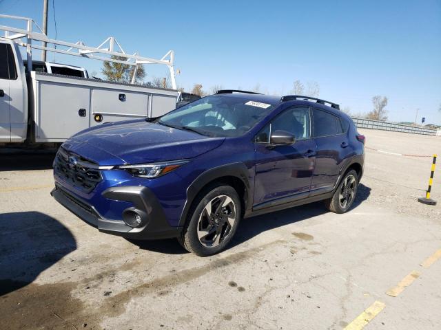 4S4GUHN66R3729559 - 2024 SUBARU CROSSTREK LIMITED BLUE photo 1