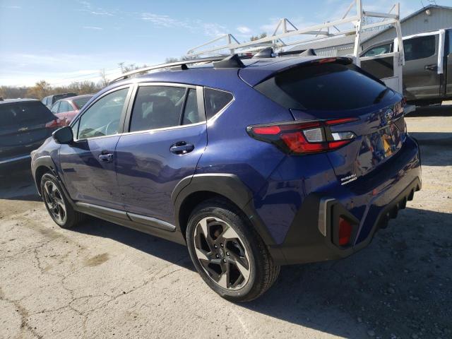 4S4GUHN66R3729559 - 2024 SUBARU CROSSTREK LIMITED BLUE photo 2