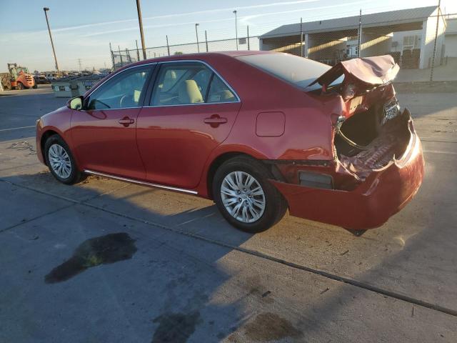 4T1BF1FK2CU556826 - 2012 TOYOTA CAMRY BASE RED photo 2