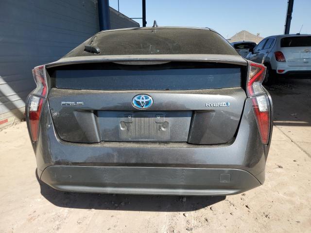 JTDKBRFU4G3021377 - 2016 TOYOTA PRIUS GRAY photo 6