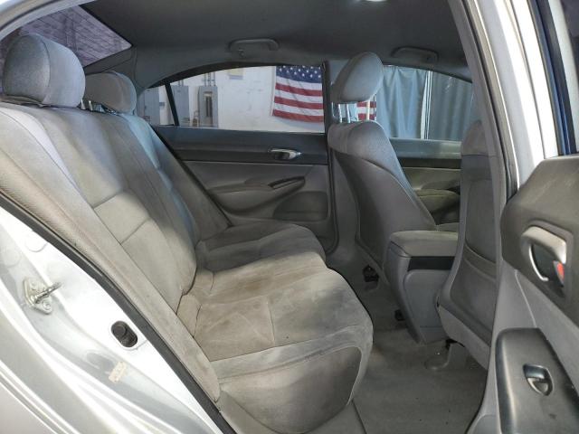 1HGFA16556L028627 - 2006 HONDA CIVIC LX SILVER photo 10