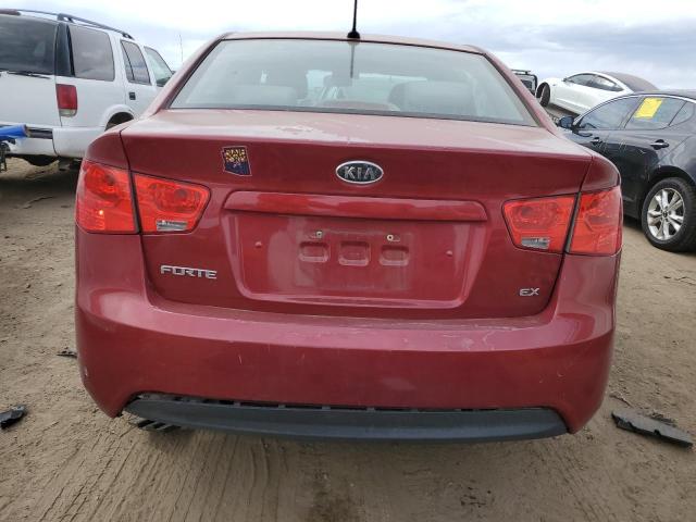 KNAFU4A29B5350154 - 2011 KIA FORTE EX BURGUNDY photo 6