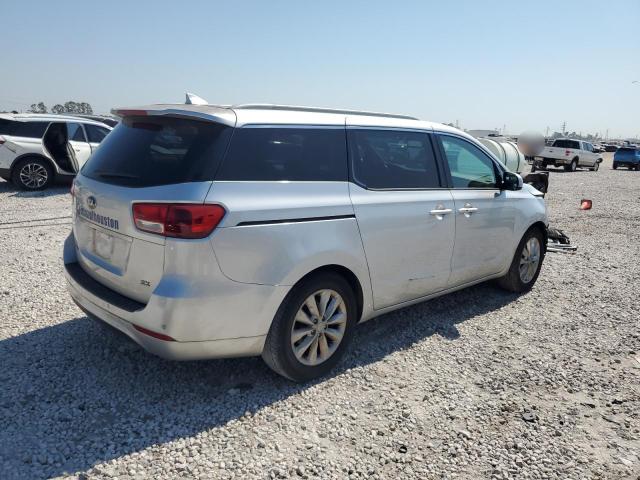 KNDMC5C14F6024303 - 2015 KIA SEDONA EX SILVER photo 3