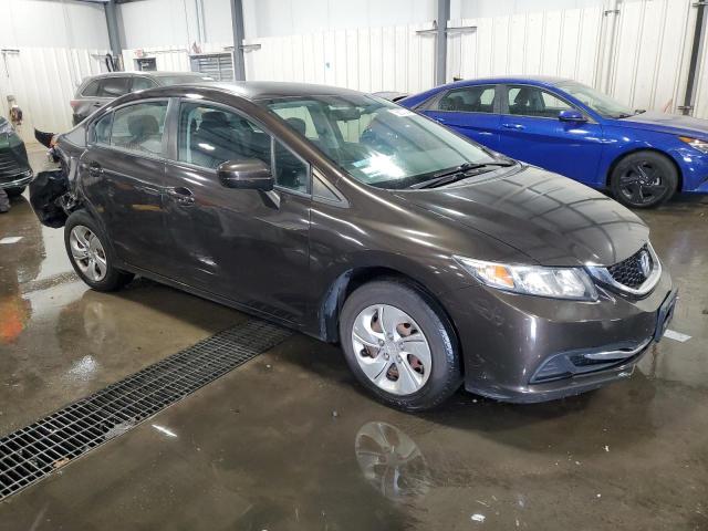 2HGFB2F54EH503599 - 2014 HONDA CIVIC LX BROWN photo 4