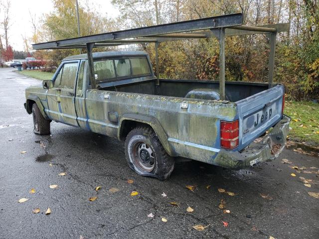 1J7GJ26S1ML562121 - 1991 JEEP COMANCHE BLUE photo 2