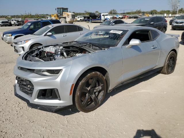 1G1FK1R62J0188421 - 2018 CHEVROLET CAMARO ZL1 SILVER photo 1