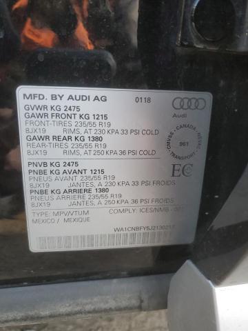 WA1CNBFY5J2130217 - 2018 AUDI Q5 PRESTIGE 黑色 照片 14