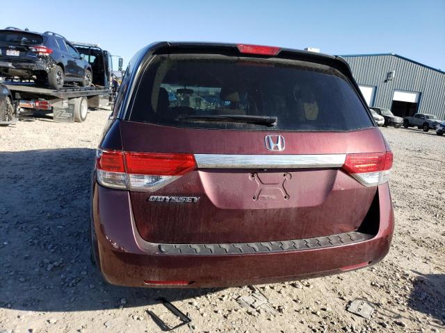 5FNRL5H26GB060250 - 2016 HONDA ODYSSEY LX BURGUNDY photo 6