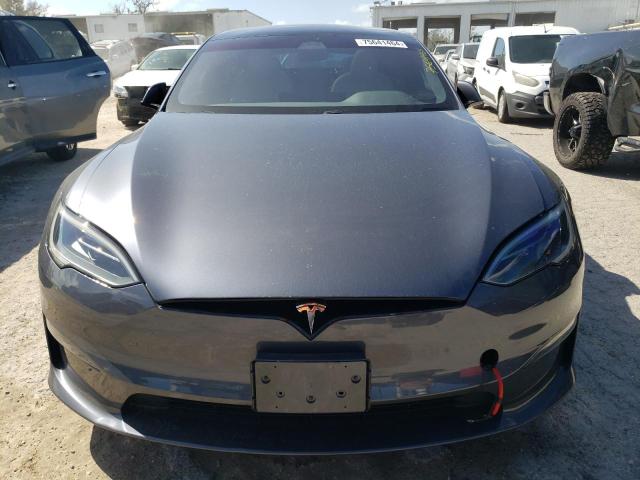 5YJSA1E5XPF512330 - 2023 TESLA MODEL S GRAY photo 5