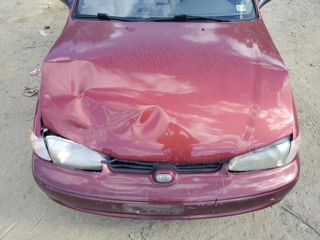 1Y1SK52852Z422729 - 2002 CHEVROLET GEO PRIZM BASE RED photo 11