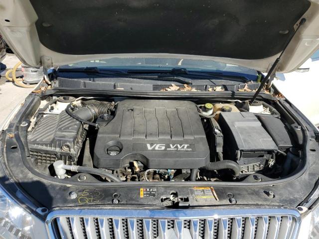 1G4GE5EDXBF191964 - 2011 BUICK LACROSSE CXS WHITE photo 11