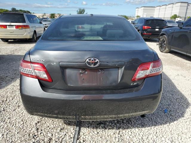 4T1BF3EK9BU686601 - 2011 TOYOTA CAMRY BASE GRAY photo 6