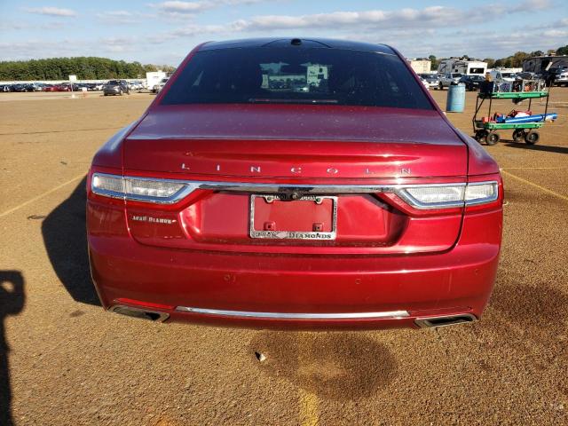1LN6L9SP9H5607900 - 2017 LINCOLN CONTINENTA SELECT RED photo 6