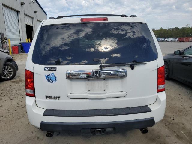 5FNYF3H6XBB023902 - 2011 HONDA PILOT EXL WHITE photo 6