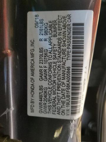 19UUB1F68KA005846 - 2019 ACURA TLX TECHNOLOGY Boz foto 13