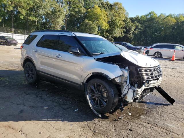 1FM5K7D81HGB68527 - 2017 FORD EXPLORER XLT SILVER photo 4