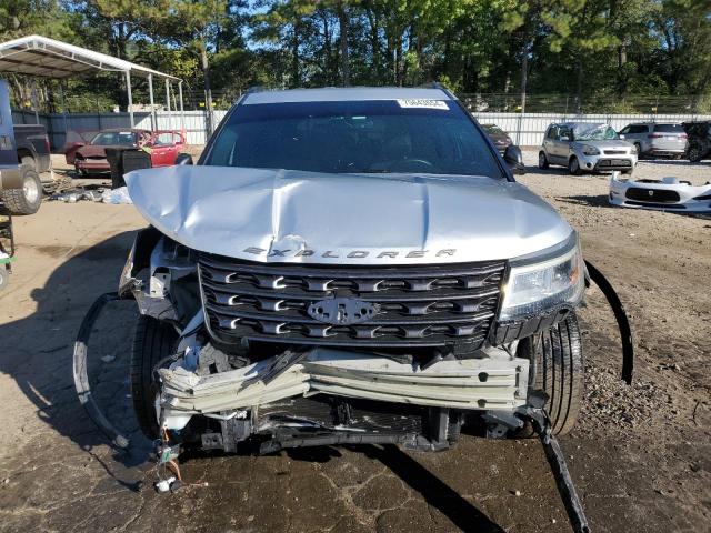 1FM5K7D81HGB68527 - 2017 FORD EXPLORER XLT SILVER photo 5