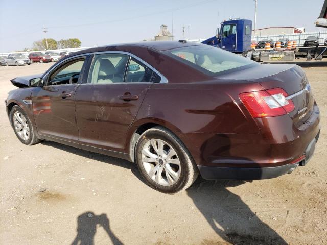 1FAHP2EW8CG144209 - 2012 FORD TAURUS SEL BURGUNDY photo 2