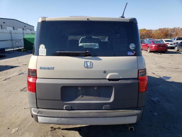 5J6YH28685L000375 - 2005 HONDA ELEMENT EX BEIGE photo 6