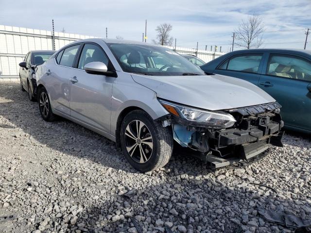 3N1AB8CV7LY236873 - 2020 NISSAN SENTRA SV SILVER photo 4