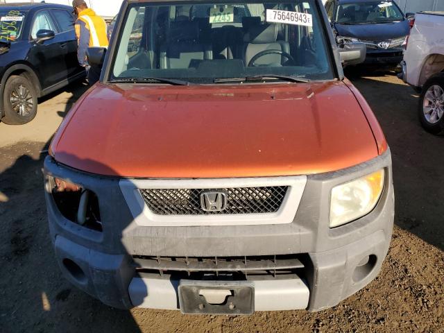 5J6YH27573L042638 - 2003 HONDA ELEMENT EX ORANGE photo 5