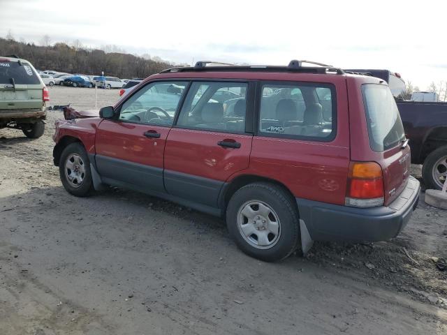 JF1SF6355YH727932 - 2000 SUBARU FORESTER L RED photo 2