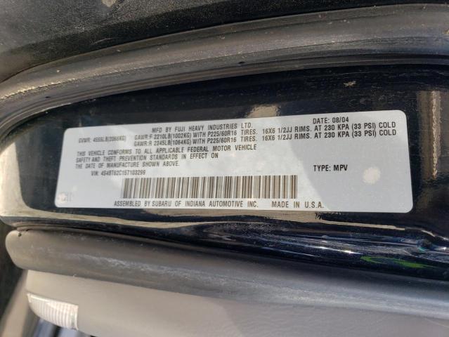 4S4BT62C157103299 - 2005 SUBARU BAJA SPORT BLACK photo 12