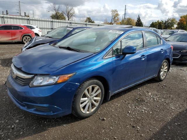 2HGFB2F98CH503847 - 2012 HONDA CIVIC EXL ლურჯი ფოტო 1