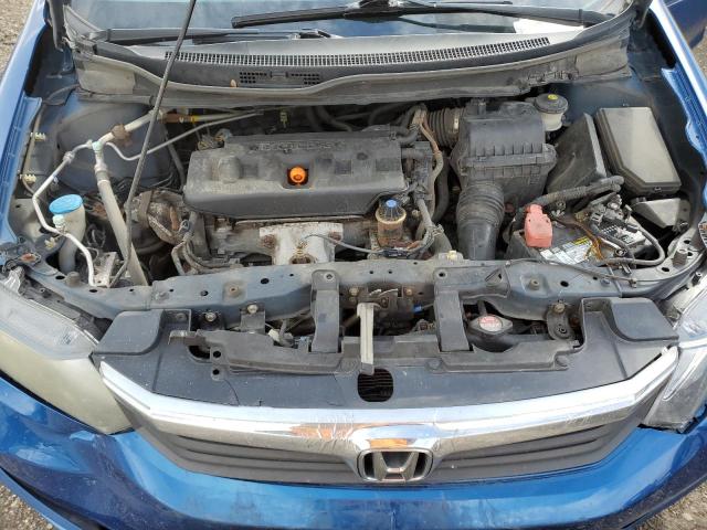 2HGFB2F98CH503847 - 2012 HONDA CIVIC EXL ლურჯი ფოტო 11