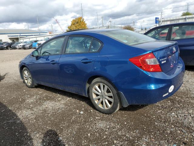 2HGFB2F98CH503847 - 2012 HONDA CIVIC EXL ლურჯი ფოტო 2