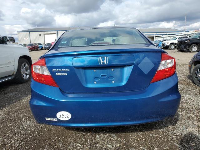 2HGFB2F98CH503847 - 2012 HONDA CIVIC EXL ლურჯი ფოტო 6