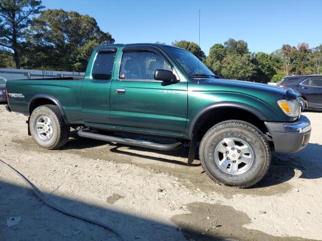 4TAWM72NXXZ446318 - 1999 TOYOTA TACOMA XTRACAB GREEN photo 4