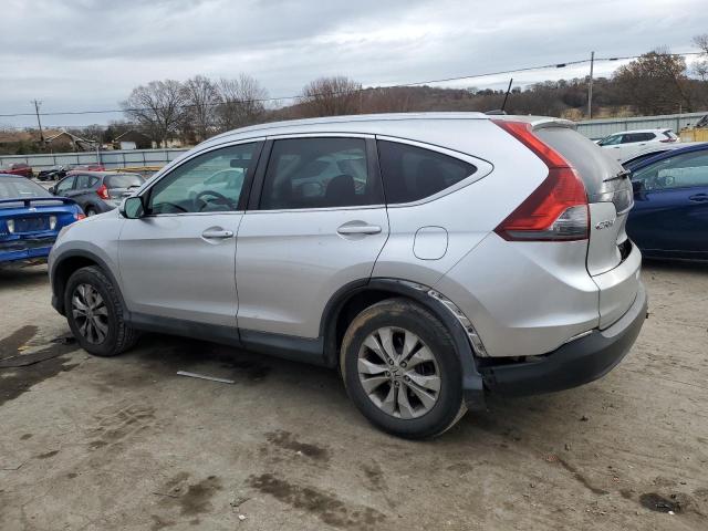 2HKRM4H72DH689715 - 2013 HONDA CR-V EXL SILVER photo 2