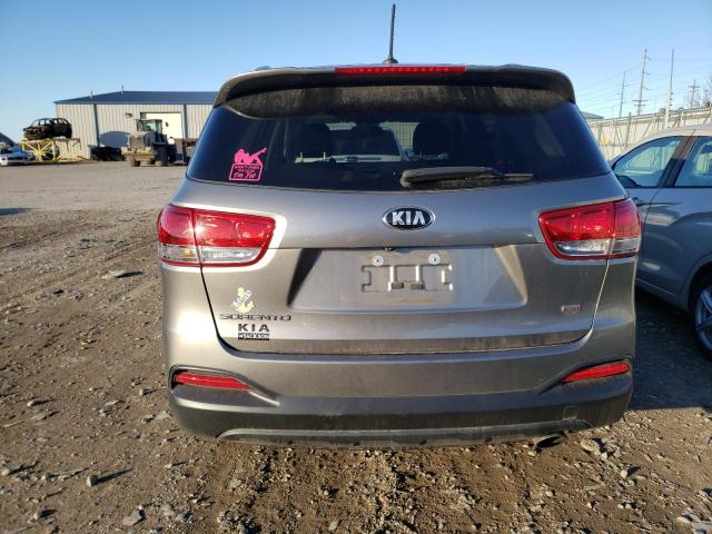 5XYPG4A37HG257950 - 2017 KIA SORENTO LX CHARCOAL photo 6