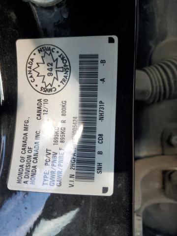 2HGFA1F68BH005424 - 2011 HONDA CIVIC LX-S 黑色 照片 12