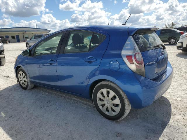 JTDKDTB3XC1521263 - 2012 TOYOTA PRIUS C BLUE photo 2