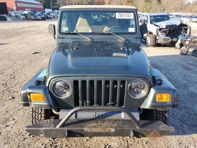 1J4FA39S52P743402 - 2002 JEEP WRANGLER / X GREEN photo 5