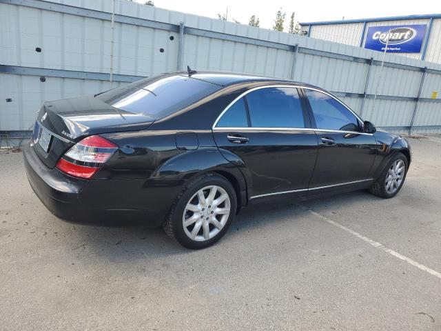 WDDNG86X57A138857 - 2007 MERCEDES-BENZ S 550 4MATIC BLACK photo 3