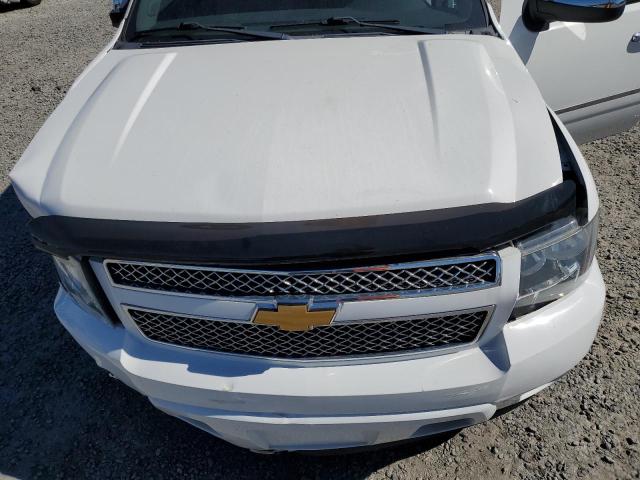 1GNSKCE08ER149795 - 2014 CHEVROLET TAHOE K1500 LTZ WHITE photo 12