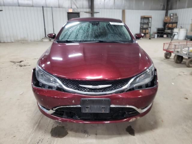 1C3CCCCG4FN718231 - 2015 CHRYSLER 200 C MAROON photo 5