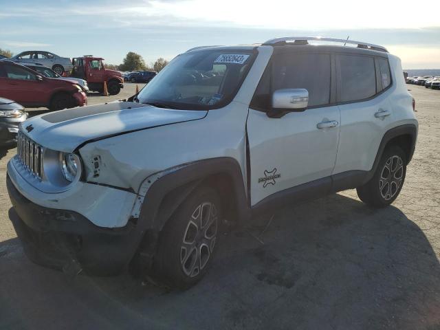 ZACCJBDT0FPB58565 - 2015 JEEP RENEGADE LIMITED WHITE photo 1